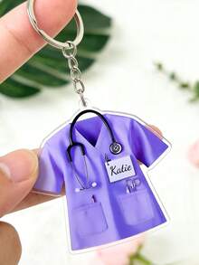 1/3/5 chiếc móc khóa tên y tá tùy chỉnh, móc khóa y tá 2D cá nhân hóa, móc khóa tùy chỉnh cho nhân viên y tế, móc khóa y tá, quà tặng sinh viên y khoa, quà tặng sinh viên điều dưỡng, quà tặng trường điều dưỡng, móc khóa y tá RN. - Nhiều màu - Xem 9