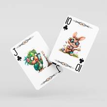 可爱温馨的动物扑克牌，高品质动物主题益智娱乐卡牌游戏，经久耐用的卡牌搭配精美图案，适合家庭聚会、派对、节日和卡牌收藏。 - 彩色 - 查看 9