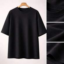 Oversized T-Shirt  Cotton Brazil Beach Hexa World Cup Beach Holiday Vacation Summer - màu đen - Xem 2