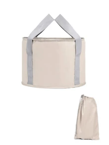 Bồn ngâm chân mini gấp gọn di động, làm từ vải nhiệt 5 lớp dày, lớp ngoài bằng canvas chống thấm nước chống mài mòn + lớp trong chống rò rỉ thân thiện với da, bền bỉ và giữ nhiệt tốt - Xem 13