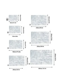 1 buah Karpet/Keset Kamar Mandi/Keset Pintu/Pejalan Kaki Bertekstur Ombre Lembut Bergaya Abstrak Modern, Cocok untuk Kamar Mandi, Dapur, Pintu Masuk, Lorong, Samping Tempat Tidur, Ruang Tamu, Kamar Tidur, Dapat Dicuci dengan Mesin, Dekorasi Rumah - MultiWarna - View 3