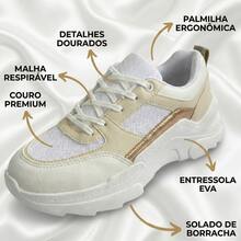 Women's Modern Platform Sneakers, Comfortable For Everyday Casual Wear, Stylish, Vacation, Lace-Up, Party, Office, Outdoor - 香檳色 - 查看 6