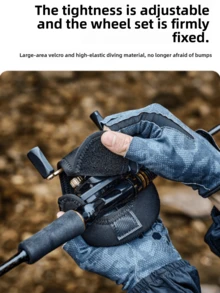 1 pieza Cubierta protectora para carrete de pesca, cubierta protectora gruesa y duradera, resistente a arañazos y a prueba de daños para el carrete de línea de pesca, protección para el carrete de pesca - Multicolor - Ver 5