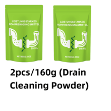 1pc/2pcs/3pcs Drain Cleaner Powder, Suitable For Kitchen Sink, Bathroom Drain, Washing Machine Drain, Dissolves And Deodorizes Clogged Drains, Household Drain Cleaning Tool, Random Packaging Sent, Consistent Product Function - Powdery - View 13