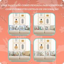Set Of 4 Cushion Covers With Inserts, Exclusive Easter Collection, Decorative Prints For Sofa And Bed For Comfort - HAPPY RABBIT - View 6