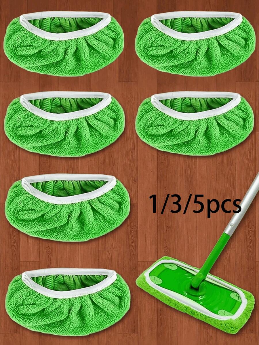 Reusable Mop Pads, Dry And Wet Use Flat Mop Covers, Washable Mop Pads, Suitable For Hardwood Floor Cleaning: High Absorbency, Dry And Wet Use, Compatible With Most Flat Mops, Mop Head Not Included, Efficient Floor Cleaning Tool | Suitable For Various Surfaces | High Absorbency Material