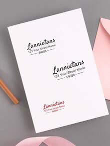 1Pc Custom Rectangle Text Stamp, Personalized Text Stamp, Customized Text Stamp, Picture Stamps Personalized, Diy Customized Stamp, Personalized Wedding Seal - Multicolor - View 6