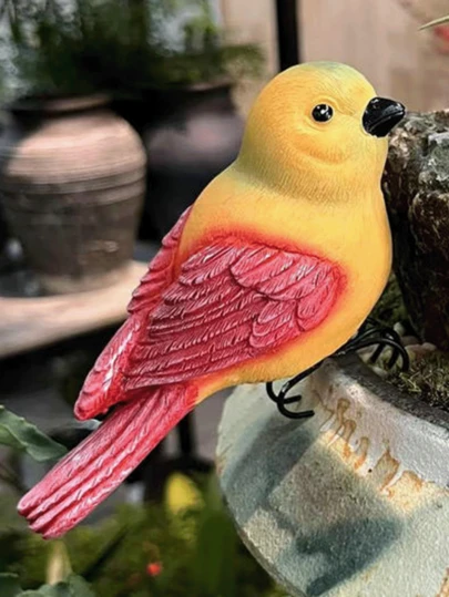 1-Piece Bird-Shaped Flower Pot Hugger Resin Indoor Home Statue | Home & Garden | Yard, Garden & Outdoor Living | Garden Decor