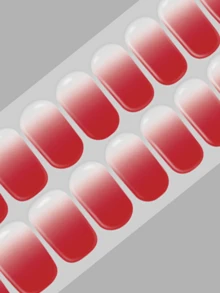 20片透明底甲贴，需UV灯固化，沙龙级品质，经久耐用，跨境批发同款红皮书主题甲贴，适用于指尖 - 珊瑚粉 - 查看 6