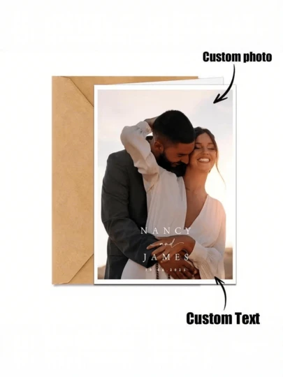 1/2/5/10/20/30pcs Customized Greeting Cards With Envelopes - Holiday Cards, Suitable For Family Gatherings And Holiday Celebrations, Unique Gifts For Her/Him, Boyfriend, Girlfriend, Wife, Husband, Friends, Dad, Mom