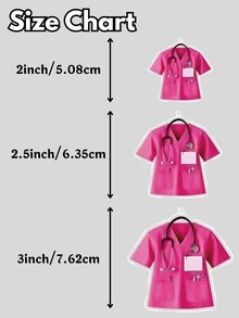 1/3/5 chiếc móc khóa tên y tá tùy chỉnh, móc khóa y tá 2D cá nhân hóa, móc khóa tùy chỉnh cho nhân viên y tế, móc khóa y tá, quà tặng sinh viên y khoa, quà tặng sinh viên điều dưỡng, quà tặng trường điều dưỡng, móc khóa y tá RN. - Nhiều màu - Xem 3