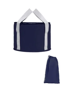 Bồn ngâm chân mini gấp gọn di động, làm từ vải nhiệt 5 lớp dày, lớp ngoài bằng canvas chống thấm nước chống mài mòn + lớp trong chống rò rỉ thân thiện với da, bền bỉ và giữ nhiệt tốt - Xem 17