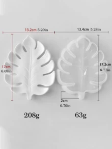 1 Fashionable Leaf Gypsum Tray Cushion Tray Mold, Suitable For DIY Handmade - Leaf Plaster Tray Pad Tray Mold - View 8