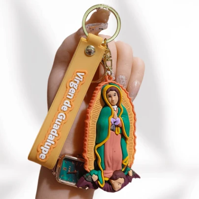 Cartoon  Tadeo Keychain 3D Saint Jude Figure Religious Accessory For Daily Carry Great Gift For Devotees Friends And Family Symbol Of Faith And Protection To Keep Keys Secure And Stylish
