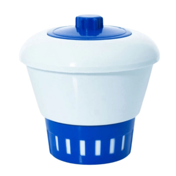 Clorador Flutuante Brustec para Piscinas - Dosador de Cloro Pastilha para Piscina Suporte de pastilhas