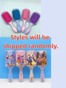 1pc K-Pop Dreamy Girl Group Air Cushion Hair Brush, Lumi Style Rotating Massage Comb, Anti-Static Hair Styling Tool To Increase Volume, CE Certified (Random Pattern) - Multicolor - View 11