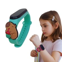 Cute Digital Capybara Children's Watch, Waterproof, For Girls - 20 Pieces - View 4