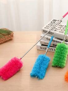 Adjustable Telescopic Ultra-Fine Fiber Duster, Household Duster Tool, Duster, Home Air Conditioner Feather Automotive Furniture Cleaning Brush, Suitable For Home Cleaning, Furniture And Air Conditioner Dusting, Roof And Crevice Cleaning, Mother's Day Gift - Long - View 4