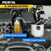 PORIYA 1L/3L  Air Brake Bleeder Clutch Vacuum Bleeding Extractor Fluid Fill Adapter Kit - 3L - View 7
