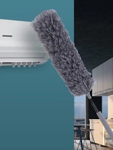 Adjustable Telescopic Ultra-Fine Fiber Duster, Household Duster Tool, Duster, Home Air Conditioner Feather Automotive Furniture Cleaning Brush, Suitable For Home Cleaning, Furniture And Air Conditioner Dusting, Roof And Crevice Cleaning, Mother's Day Gift - Long - View 9