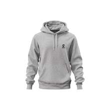 Blusa Moletom Masculino Academia Fitness Premium Casual  Primavera / Outono  Outono / Inverno    Solto    Bolso  Cordão - Cinza - Visão 14