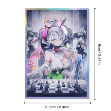 50张装 63*90mm 多款卡套 动漫卡套 适用于游戏王、游戏卡/集换式卡牌、卡通棋盘游戏集换式卡牌保护套 最佳礼物，卡牌收藏玩家最爱 - 彩色 - 查看 23