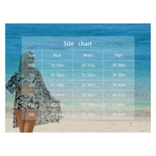 Paisley Swimsuit For Women - Deep V Neck One Piece Swimwear - Floral Print Tummy Control Bathing Suit - Tie Shoulder Straps Corset Swimsuit For Beach, Summer Vacation - 多色166 - 查看 5