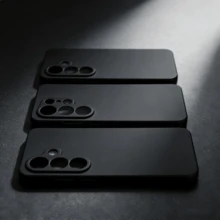 1pc Galaxy Black Silicone Phone Case, Suitable For Galaxy S26, Galaxy S26 Plus And Galaxy S26 Ultra. Silicone Phone Case, Black Phone Case, Solid Color Phone Case, Anti-Drop Phone Case, Anti-Explosion Phone Case, Military-Grade Protection, Matte Phone Case, Phone Case. - Black - View 5