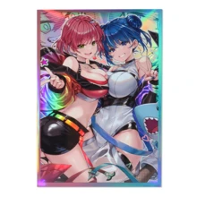 50张装 63*90mm 多款卡套 动漫卡套 适用于游戏王、游戏卡/集换式卡牌、卡通棋盘游戏集换式卡牌保护套 最佳礼物，卡牌收藏玩家最爱 - 彩色 - 查看 22