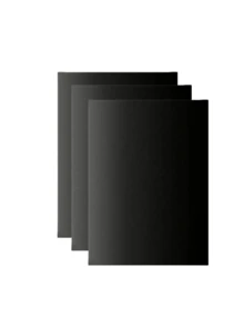 3pcs Reusable Oven Liners Set, Suitable For Electric Oven, Gas Oven, Toaster Oven, Microwave, Grill, Non-Stick & Easy To Clean - Black - View 11