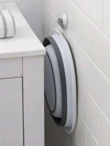 Bañera plegable para mascotas, bañera pequeña para perros con drenaje, lavabo, cesta de lavandería, bañera para gatos y perros - Multicolor - Ver 2