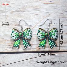 一对可爱猫咪连帽衫造型吊坠耳环，2D亚克力卡通风格，适合女性佩戴，日常可爱配饰，是派对和约会装扮的理想之选，也是一份很棒的圣诞礼物。 - 貓咪 - 查看 7