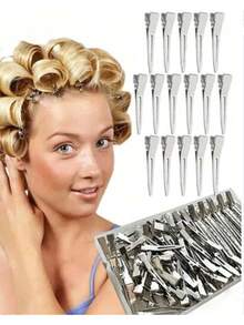 5pcs/10pcs Alloy Hair Clips, Root Volumizing Invisible Hairpins, Bangs Clamps, Styling Tools For Hairstylists - A - View 1