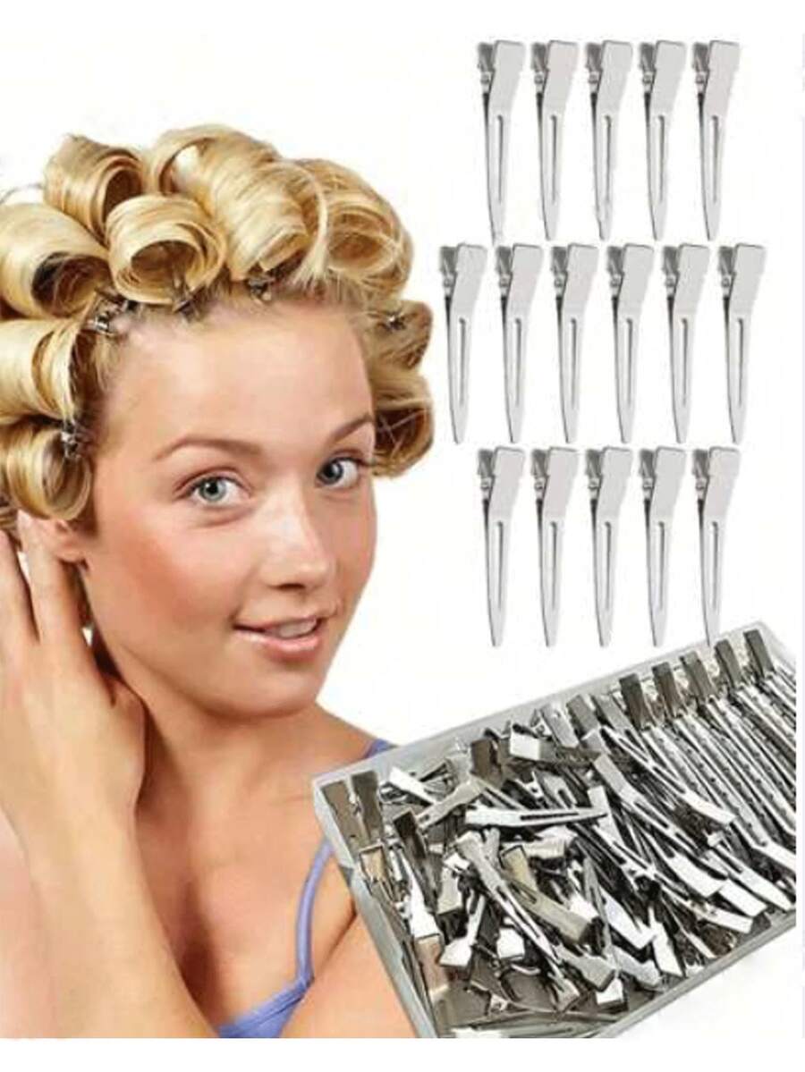 5pcs/10pcs Alloy Hair Clips, Root Volumizing Invisible Hairpins, Bangs Clamps, Styling Tools For Hairstylists - A - View 1