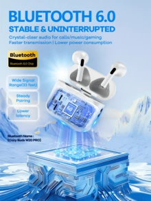 Remax 无线耳机，高清显示屏；触控操作；50 小时超长续航；防汗；运动耳机；游戏耳机 - CozyBuds W20 Pro - 查看 9