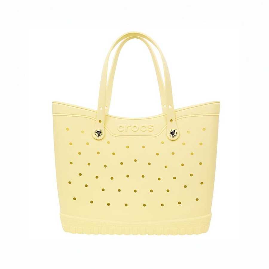 Crocs Large Classic Tote Adult Casual Bag - Yellow Light - View 1