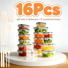 16-piece Elegant Set (includes Cutlery and Condiment Container)