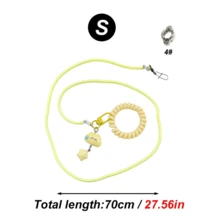 1 Set Super Elastic Parrot Flight Leash With Bracelet And Cute Cartoon Pendant, Suitable For Cockatiel, Cockatoo, Parakeet And Other Outdoor Birds, Retractable Bird Walking Rope, No Foot Ring, Suitable For Bird Training And Release In All Seasons - Multicolor - View 33