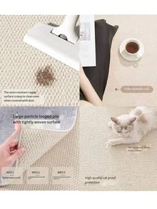 1pc Anti-Scratch Soft Gray Pineapple Plush Round Mat - Non-Slip, Durable Polyester Floor Mat, Suitable For Bedroom Or Living Room Decor, Holiday Gift, Bedroom Carpet, Comfortable Home Accessory, Modern Round Pad, Decorative Rug, Bedroom Decor, Small Rug, Carpet, Home Decor, Living Room Rug, Small Living Room Rug - Multicolor - View 9