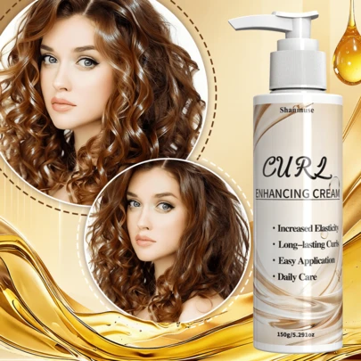 卷发定型霜、卷发增强乳液、免洗护发素：持久定型，完美控制卷度。轻盈不油腻配方，滋养秀发，令卷发柔软、富有弹性、闪亮动人。适用于波浪卷和卷发。自然造型，防毛躁，按压式包装，使用方便。
