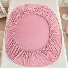 King Size Fleece Sheet Set Measuring 260x230cm. Softness And Comfort. - Pink - View 3