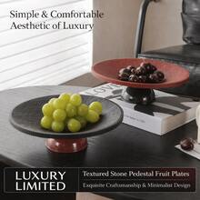 Đĩa đựng trái cây chân cao, khay ăn nhẹ sang trọng, khay thoát nước, đĩa đựng trái cây khô. - Nhiều màu - Xem 11