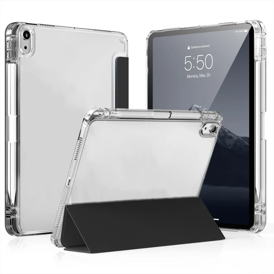 Suitable For 2024 Tab M11 Tablet Protective Case,Three Fold Tablet Protective Case With Pen Slot, Matte Matte Texture, Anti Fingerprint, Stylish PU Leather Case, Intelligent Sleep Wake-Up,Compatible With Lenovo Tab P11, Tab M10 Plus (3rd Gen) Case