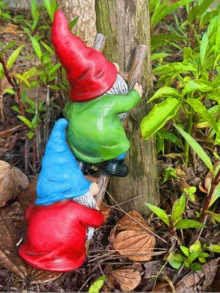 Resin Dwarf Statue With Ladder, Funny Climbing Dwarf Sculpture, Outdoor Decor For Yard, Lawn, Porch, Also A Great Mother's Day Gift - E - View 6