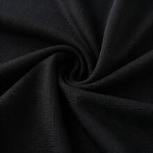 Men's Golf Polo Shirt, Fashion Business Casual Printed Short Sleeve Collared Button Design - Black - View 6