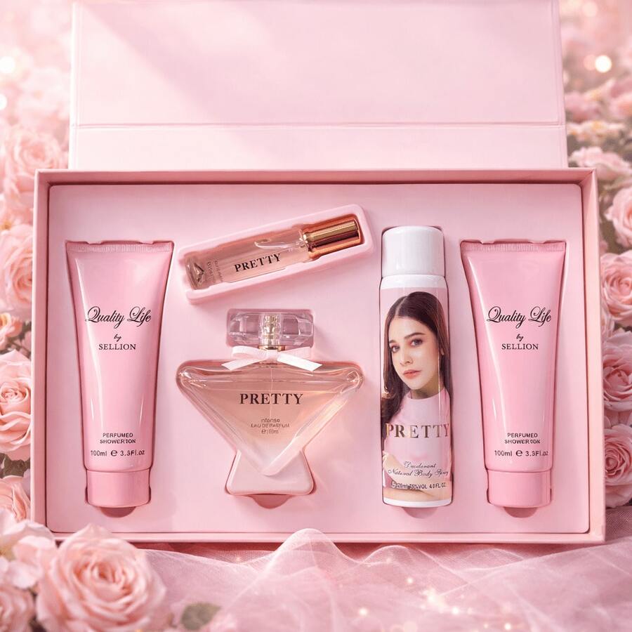 Fragrance World Gift Set: Women's Perfume 100ml + Body Care - Multi Scents - View 1