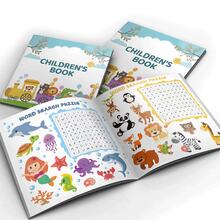 Livro de Palavras Cruzadas Divertido | Temas de Animais e Oceano | Foco e Treinamento Cerebral | Interativo Familiar Mais Vendido | Presente Perfeito para Volta às Aulas, Natal e Aniversários - Habilidades de Observação - Visão 5