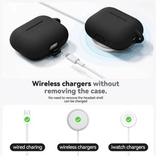 1pc Solid Color Silicone Protective Case - White - View 3