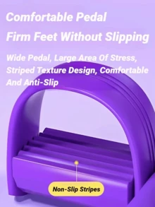 1Pc Four Foot Pedal Pull-Up Device, Sit Up Exercise Support Frame, Arm Tension Rope, Leg Tension Device, Multifunctional Home Fitness Equipment, Yoga Abdominal Strengthening Elastic Band Tension Rope - Multicolor - View 9