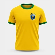 Unisex T-Shirt Brazil Football Brazilian National Team World Cup 2026 Hexa - 8 - 查看 2